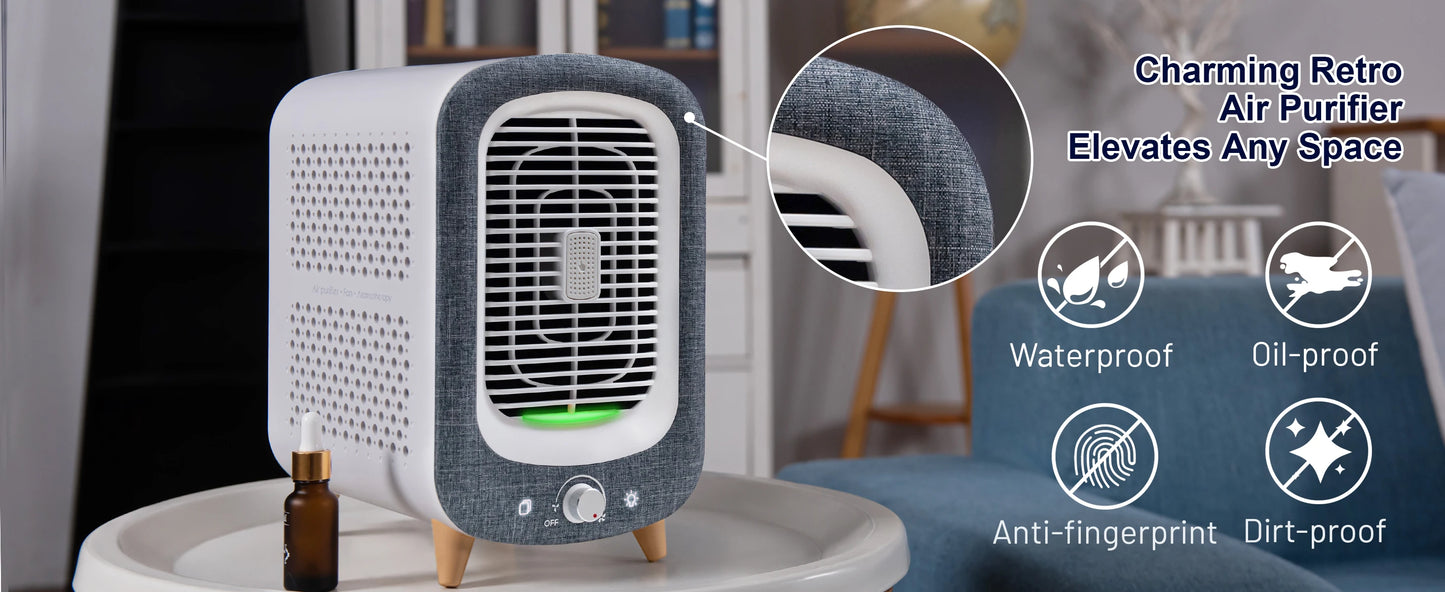 Jafanda Air Purifier for Home Bedroom With HEPA Activated Carbon