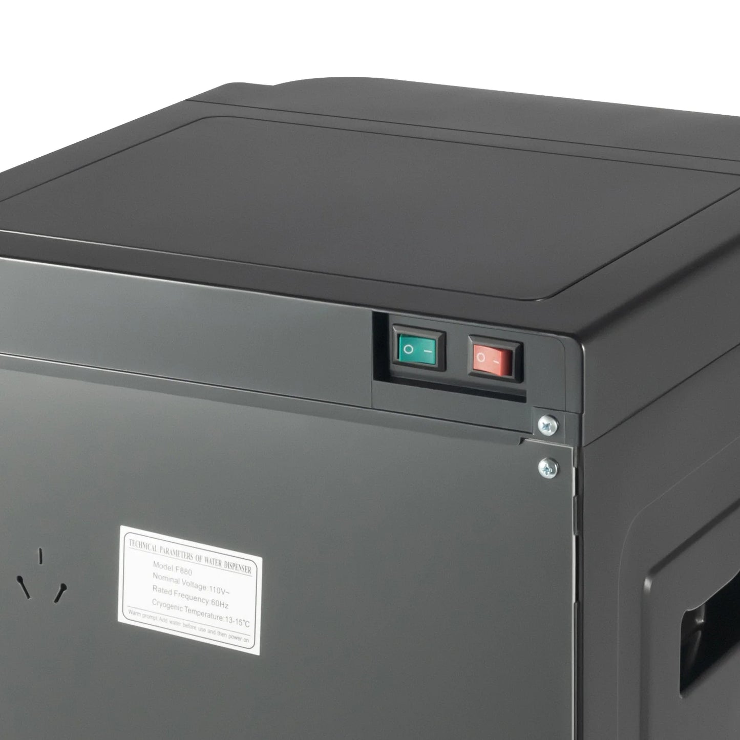 F880 Bottom Loading Water Dispenser With Heating And Cooling