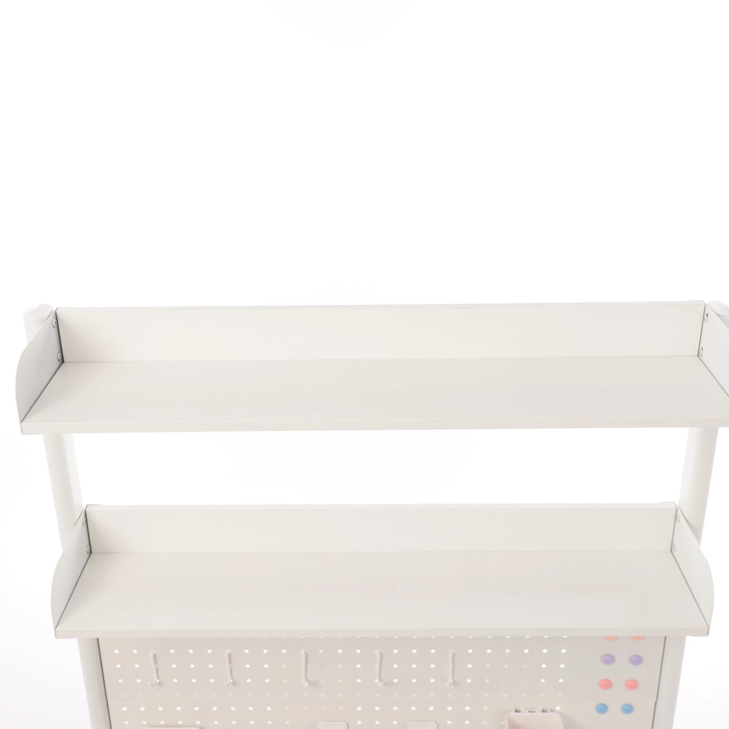 Bymaocar Clip On Desktop Bookshelf Organizer Two Tier Pegboard Shelf