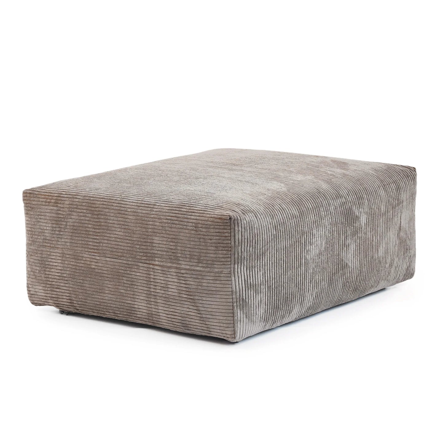 Sdorens Modern Corduroy L Shaped Sofa With Chaise And 4 Pillows