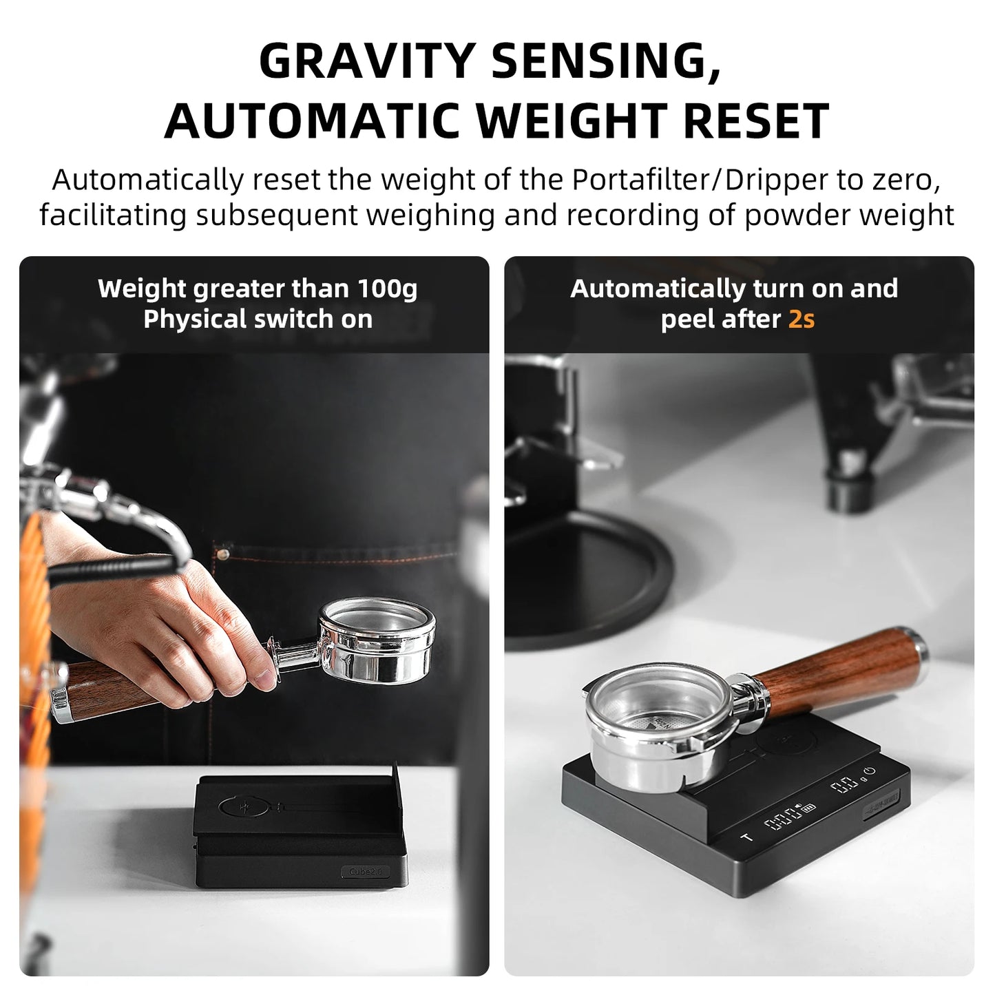 MHW-3BOMBER Coffee Scale With Timer, Rechargeable, 0.1g Precision