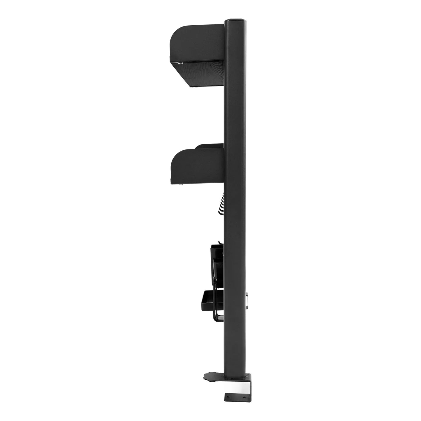 Bymaocar Clip On Desktop Bookshelf Organizer Two Tier Pegboard Shelf