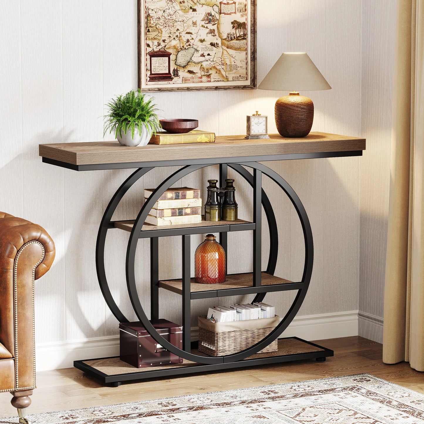 Tribesigns Four Tier Console Table For Entryway Living Room