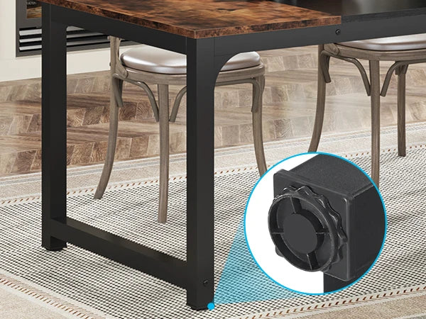 Tribesigns Rectangular Dining Table For 6 To 8 People