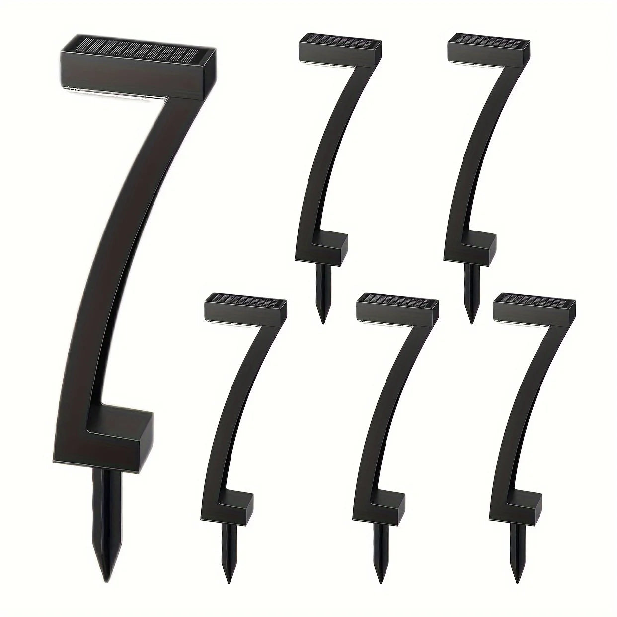 KPSTEK Solar Outdoor Lights 6Pack Pathway Lawn Auto On Off