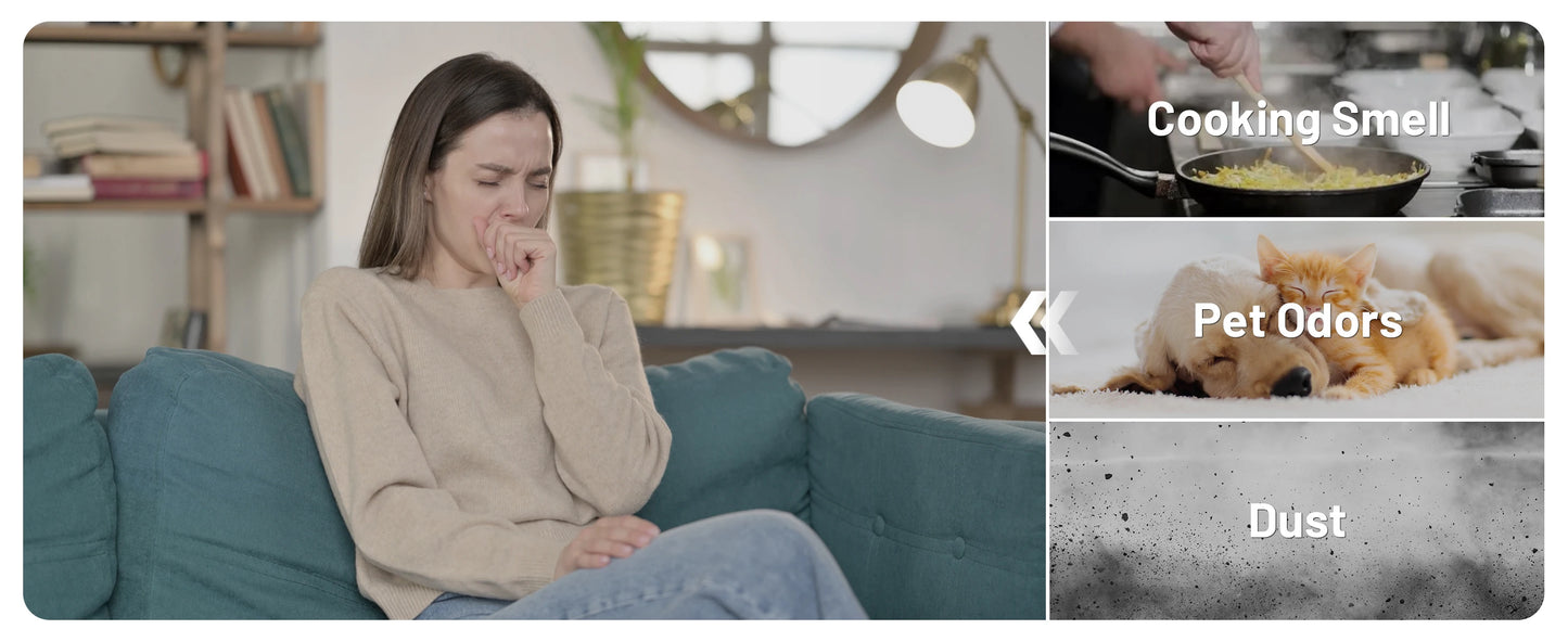 Jafända Smart Air Purifier For Home With Alexa And True HEPA
