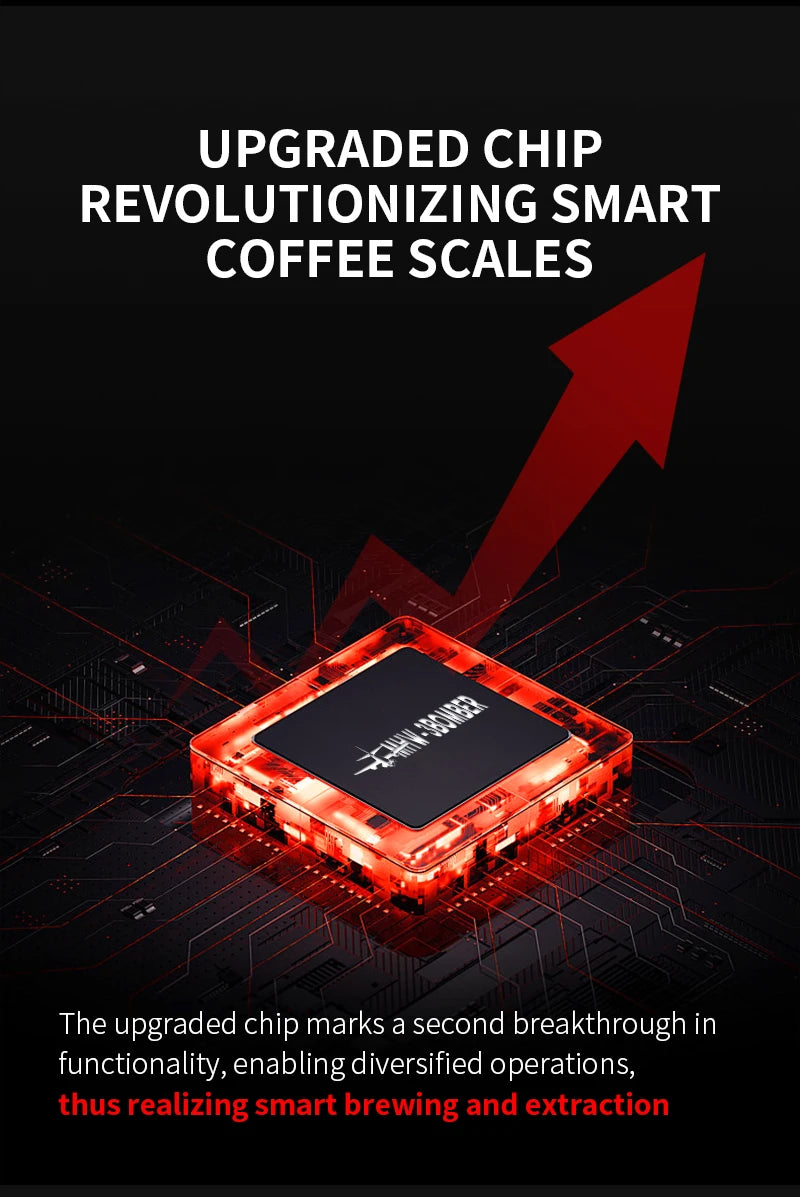 MHW-3BOMBER Coffee Scale With Timer, Rechargeable, 0.1g Precision