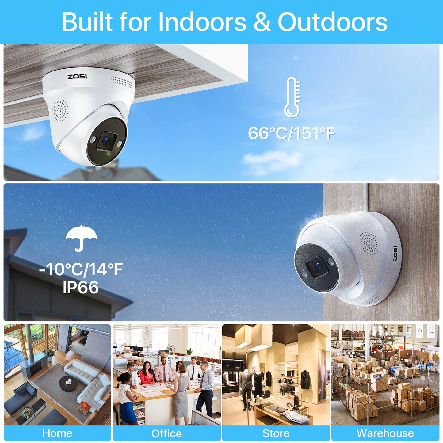 ZOSICTV 4K 8MP POE Surveillance Kit 8CH AI NVR System