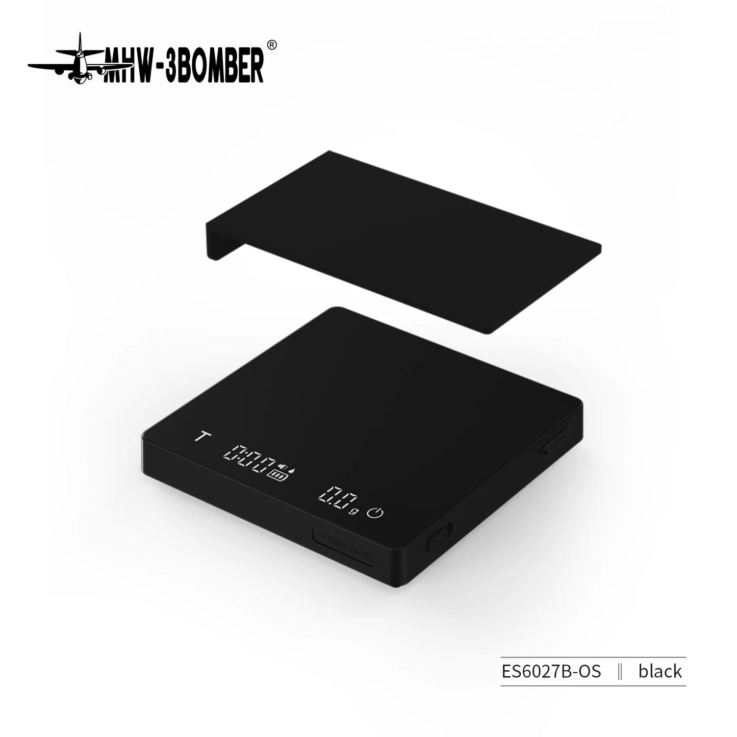 MHW-3BOMBER Coffee Scale With Timer, Rechargeable, 0.1g Precision