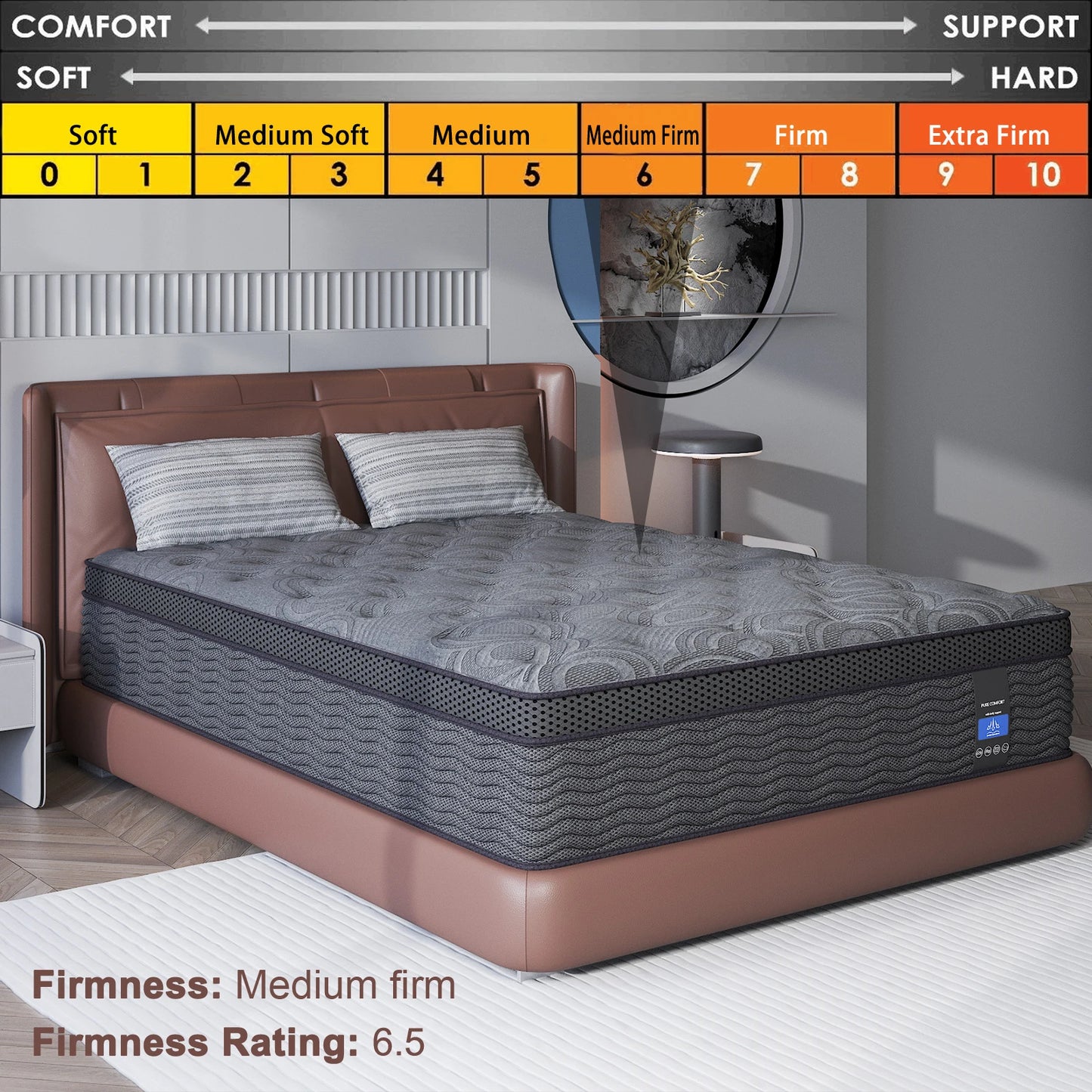 Sweetlove Hybrid Memory Foam Mattress In A Box Medium Firm