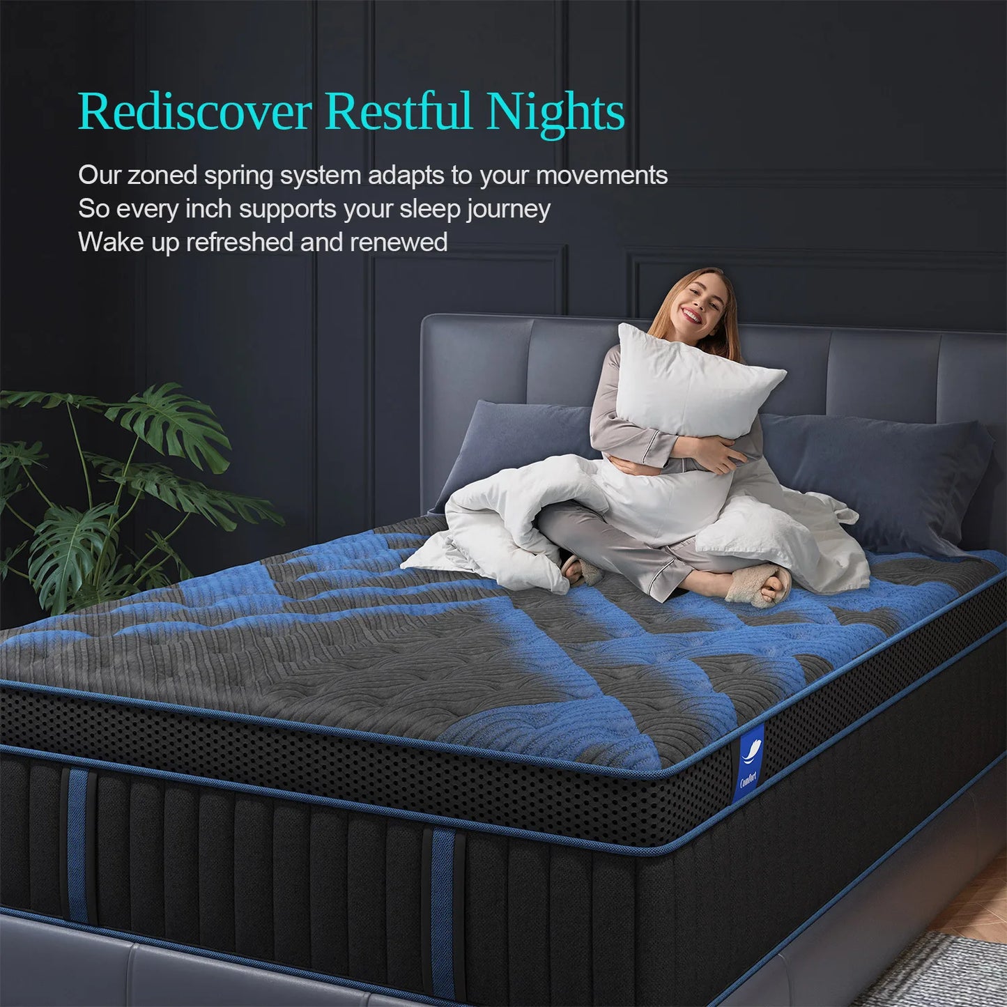 Sweetlove Gel Memory Foam Hybrid Mattress With Pocket Springs