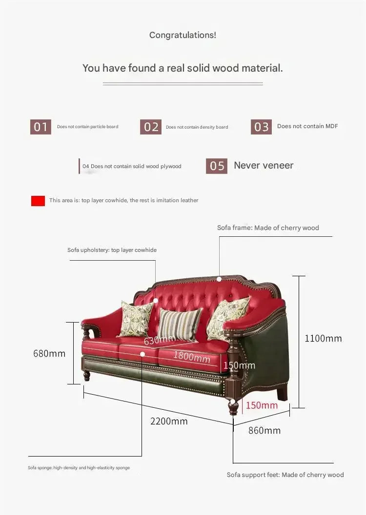 Leather Sofa Set With Armchair And Recliner For Living Room
