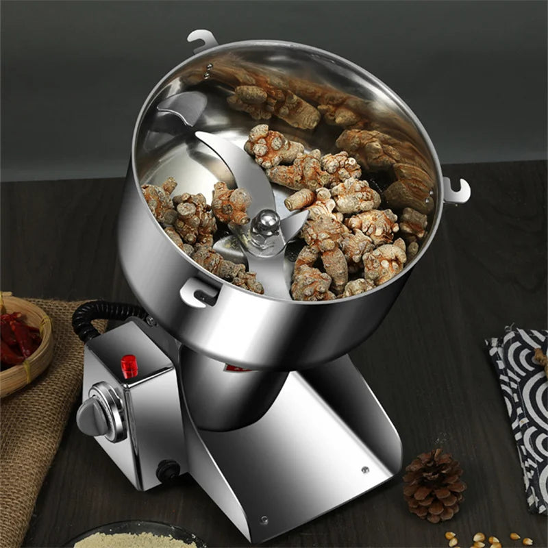 2500A 4500W Powder Grinder For Herbs Spices Grains Cereals