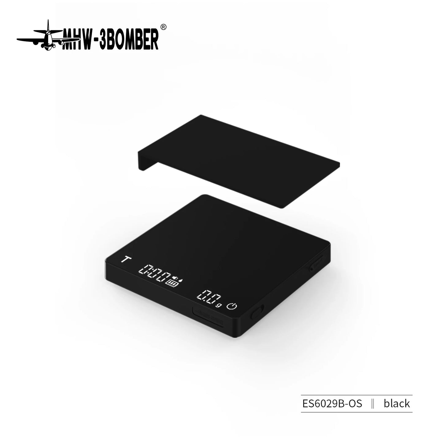 MHW-3BOMBER Coffee Scale With Timer, Rechargeable, 0.1g Precision