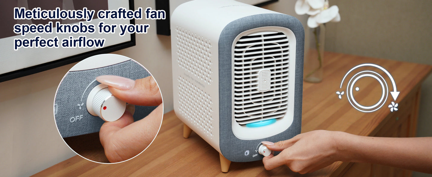 Jafanda Air Purifier for Home Bedroom With HEPA Activated Carbon