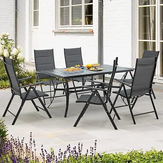 All Weather Rattan Patio Dining With Wood Table And Cushions