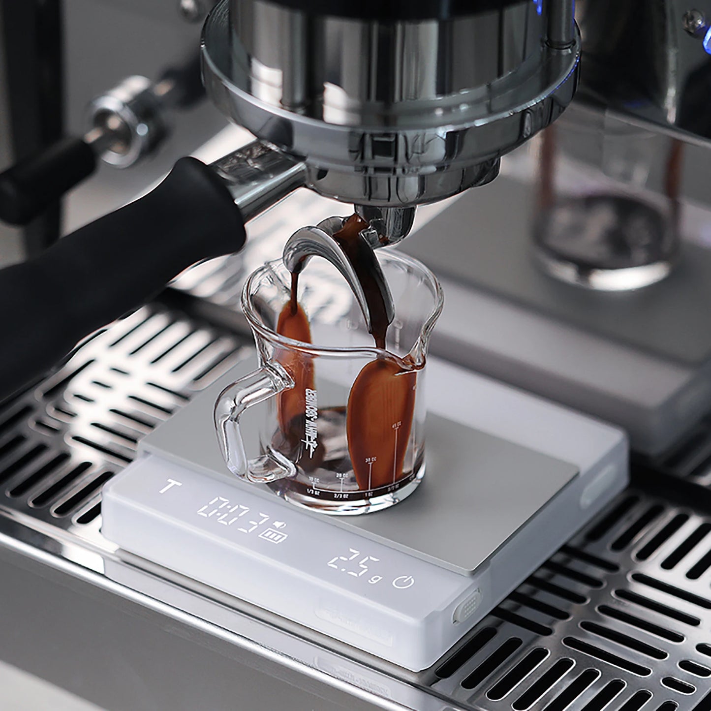 MHW-3BOMBER Coffee Scale With Timer, Rechargeable, 0.1g Precision