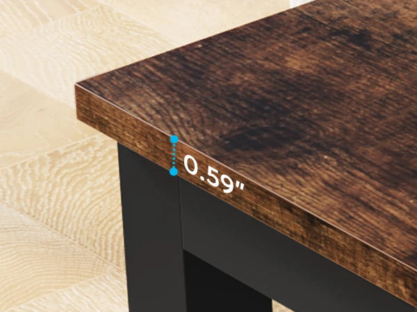 Tribesigns Rectangular Dining Table For 6 To 8 People