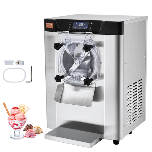 SucceBuy Commercial Ice Cream Machine Single Flavor Countertop