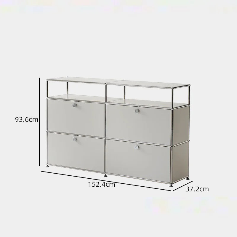 Bigcityfur TV Stand Storage Cabinet For Living Room
