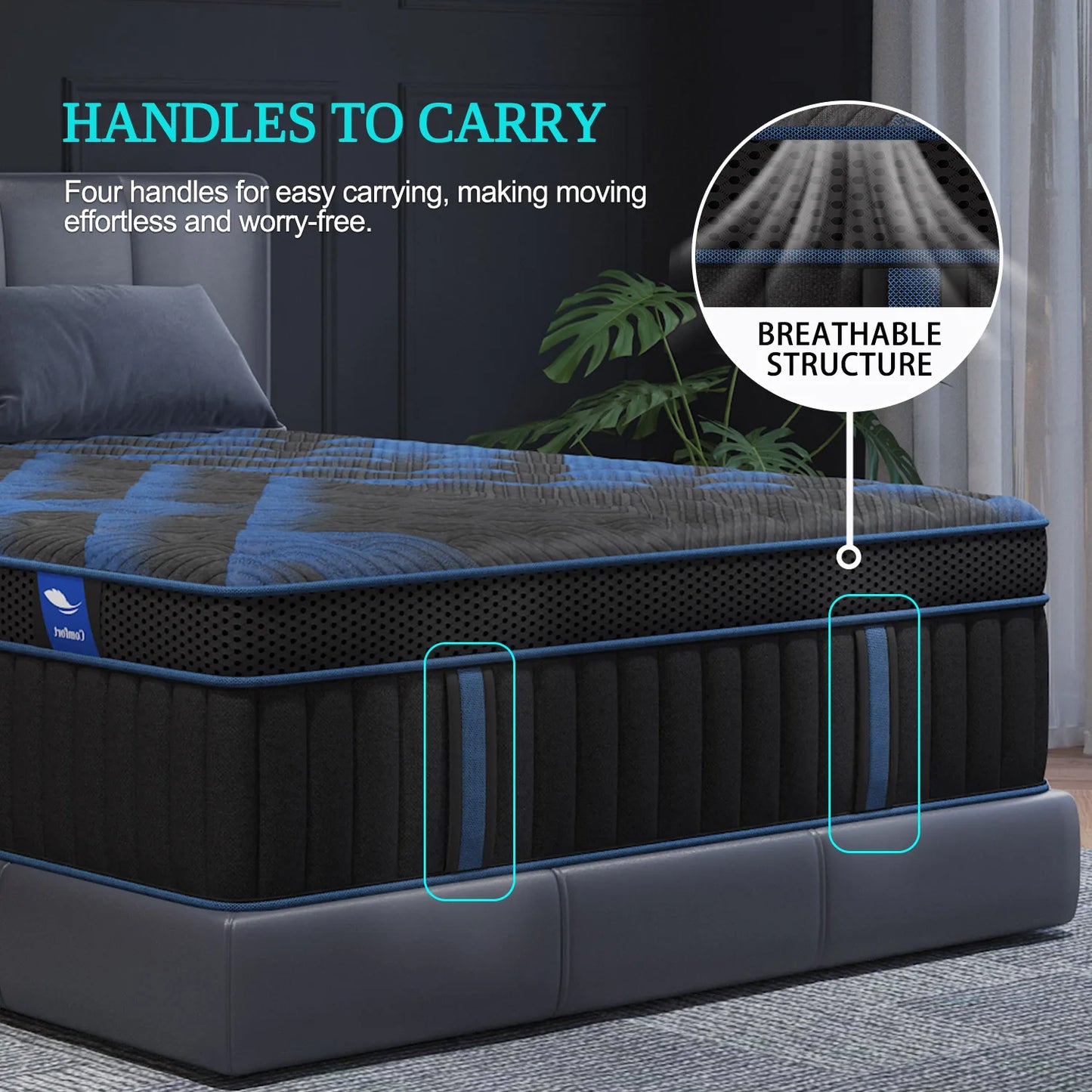 Sweetlove Gel Memory Foam Hybrid Mattress With Pocket Springs