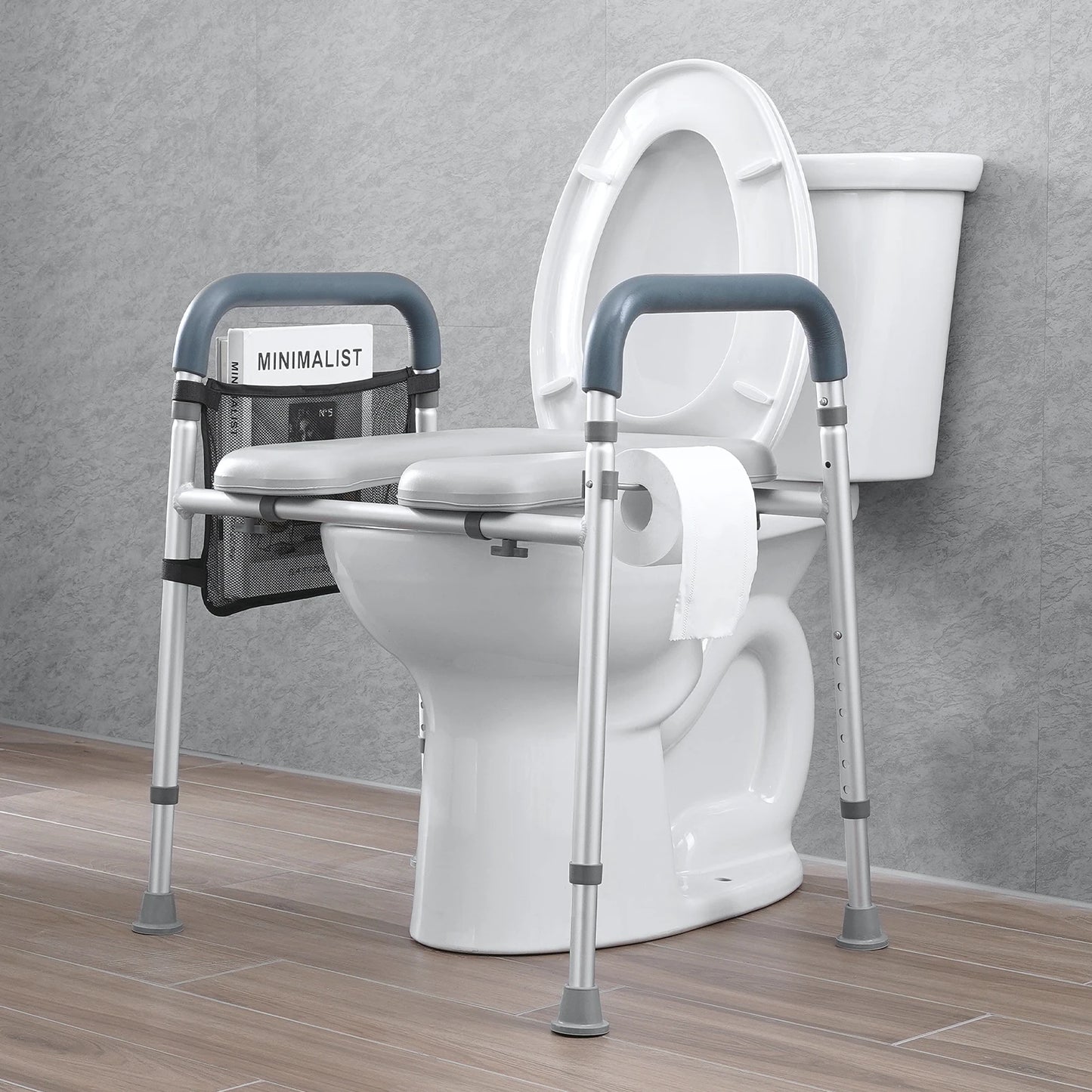 Raised Toilet Seat With 7-Position Height Adjustment