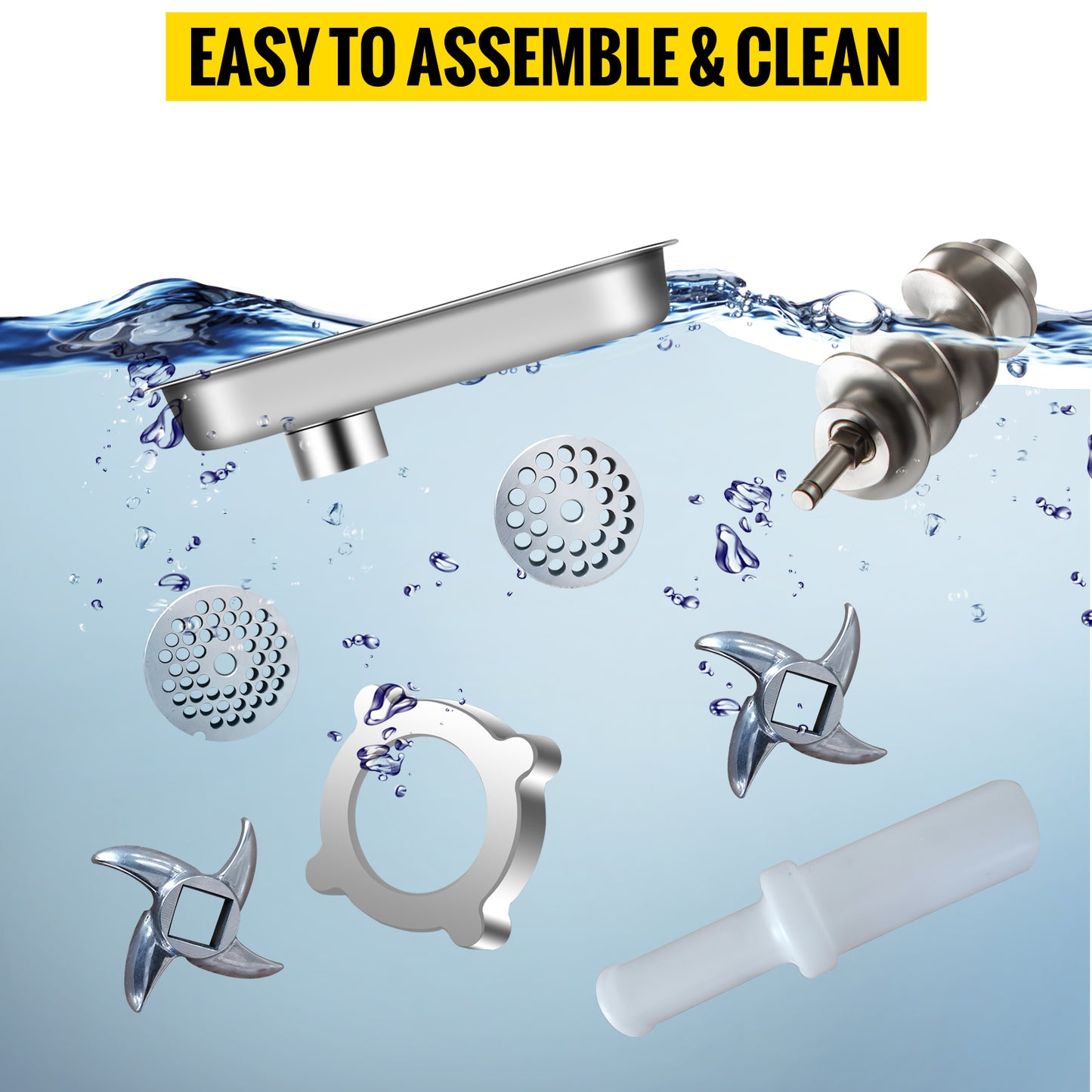 SucceBuy Electric Meat Grinder Mincer For Commercial Kitchens