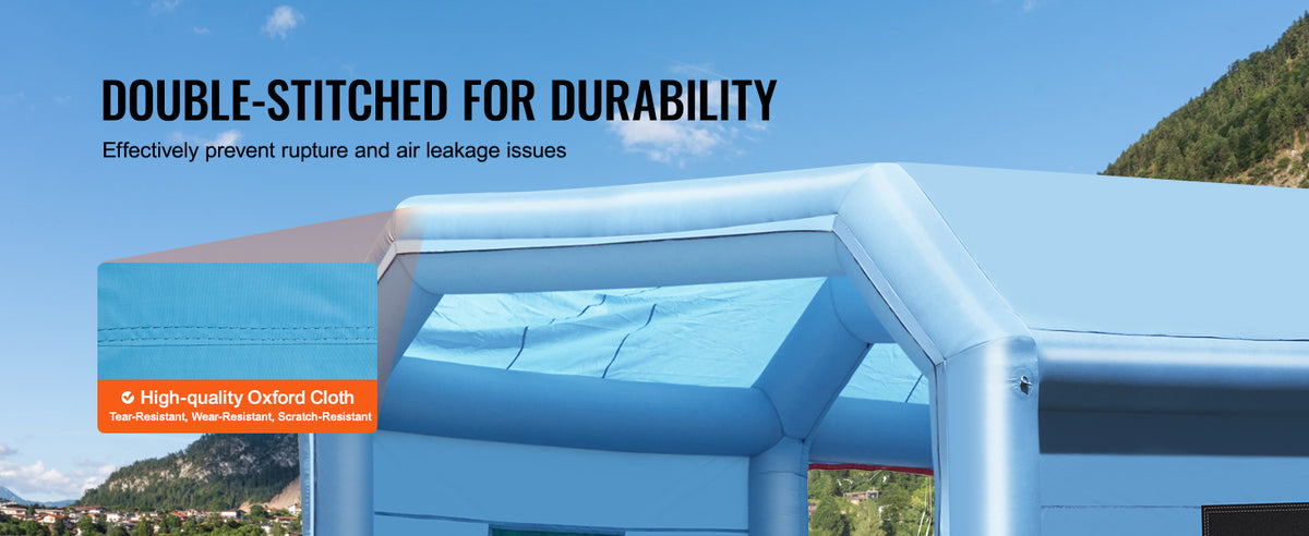 Inflatable Paint Booth With Powerful Blowers And Air Filter System