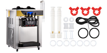 VEVOR Soft Ice Cream Machine Commercial 22 To 30 L