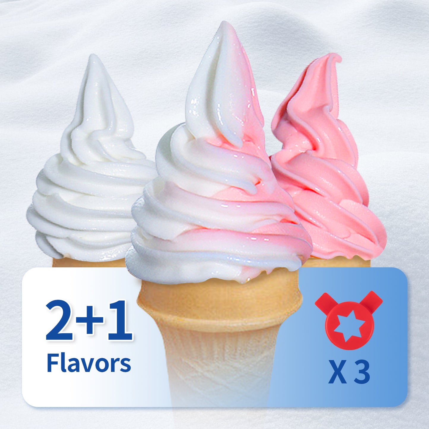 VEVOR Soft Ice Cream Machine Commercial 22 To 30 L